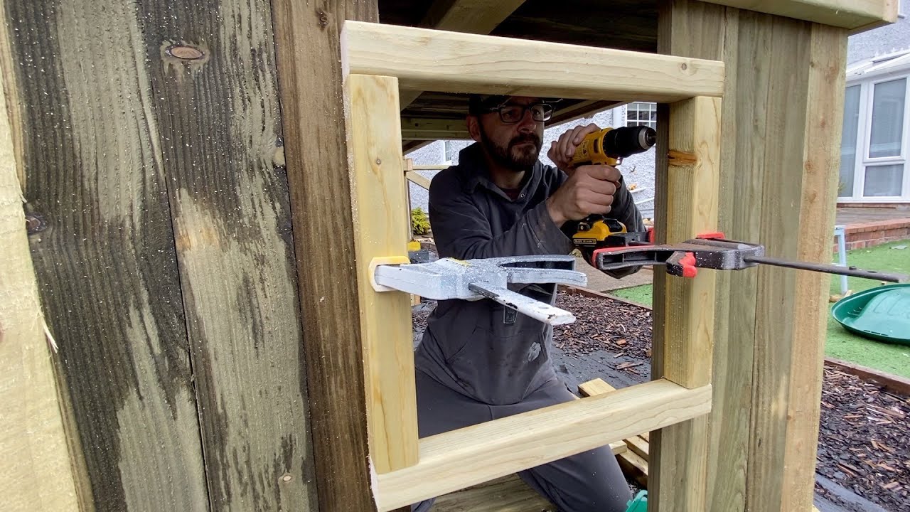 Building a climbing frame: Part 3