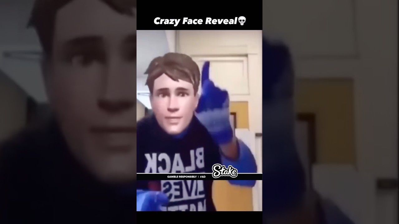 Crazy Face Reveal 💀 #мемы #смешно #шорты