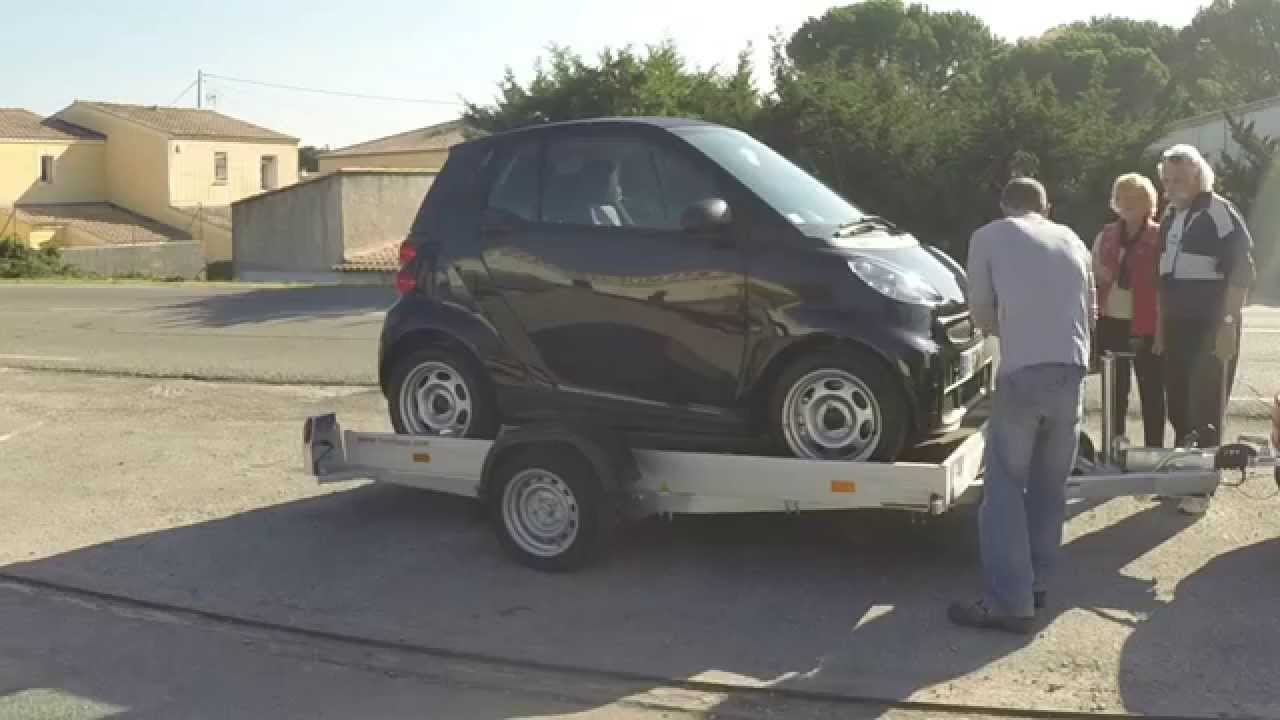 Remorque révolutionnaire qui s'abaisse au sol !!!