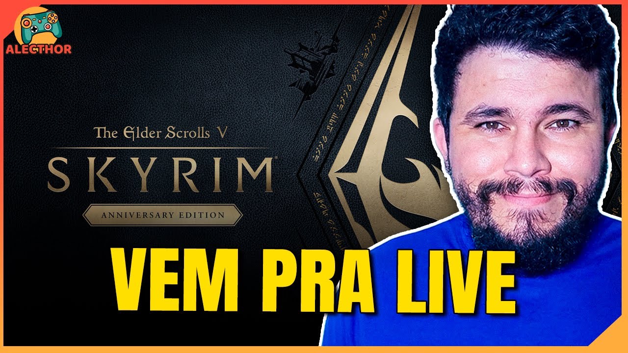LIVE ON: +5K HORAS DE SKYRIM E NUNCA JOGUEI DE VAMPIRO !exitlag !pix !discord
