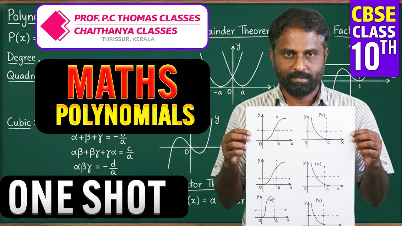 CBSE Class 10 | maths – Polynimials | One Shot