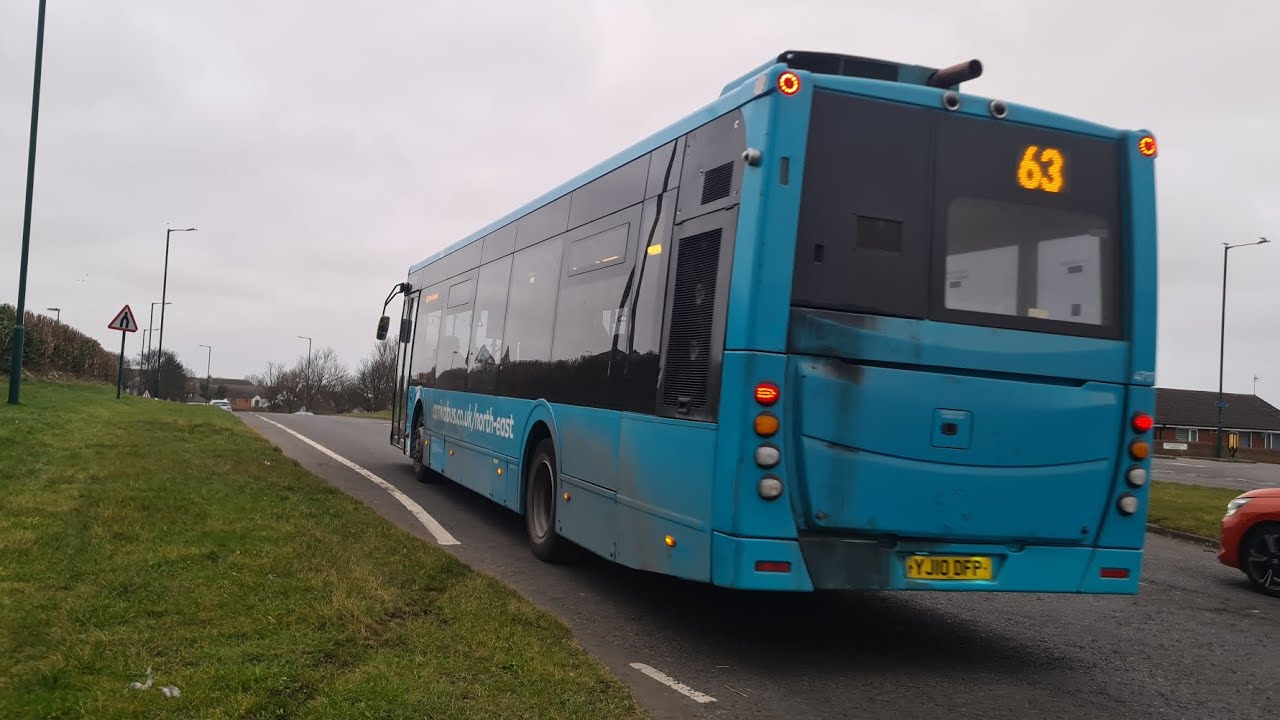 Average: Arriva Redcar Temsa avenue LF 4717 YJ10DFP operating the 63 to Middlesbrough bus station