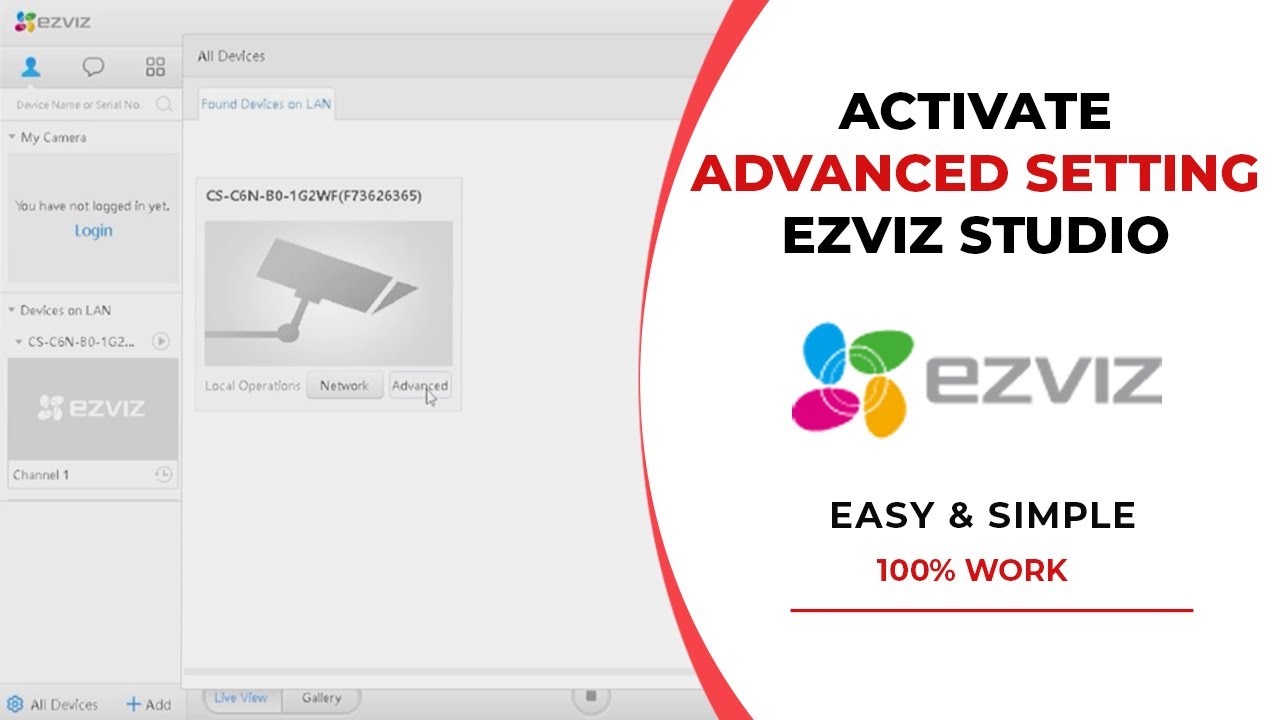 Расширенные настройки камеры EZVIZ - Расширенные настройки EZVIZ Studio