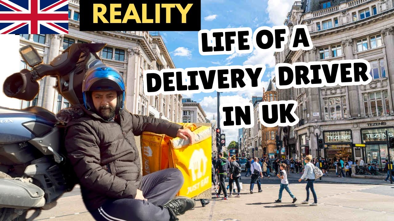 Delivery Driver Life In UK Reality | A Day in the Life of a UK Food Delivery Driver 🚴‍♂️🍔