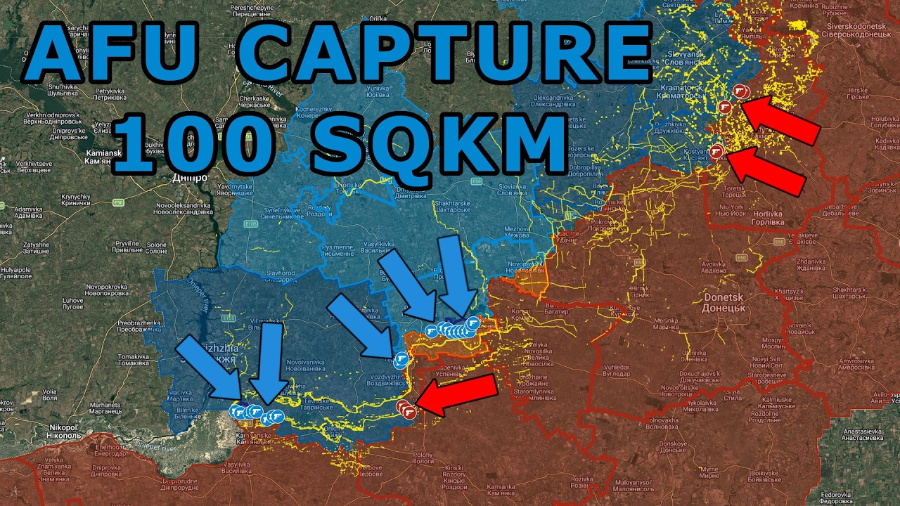 Ukraine Recapture 100 Sqkm in Zaporizhzhia Over The Past Month | RUAF Capture Zaliznychne