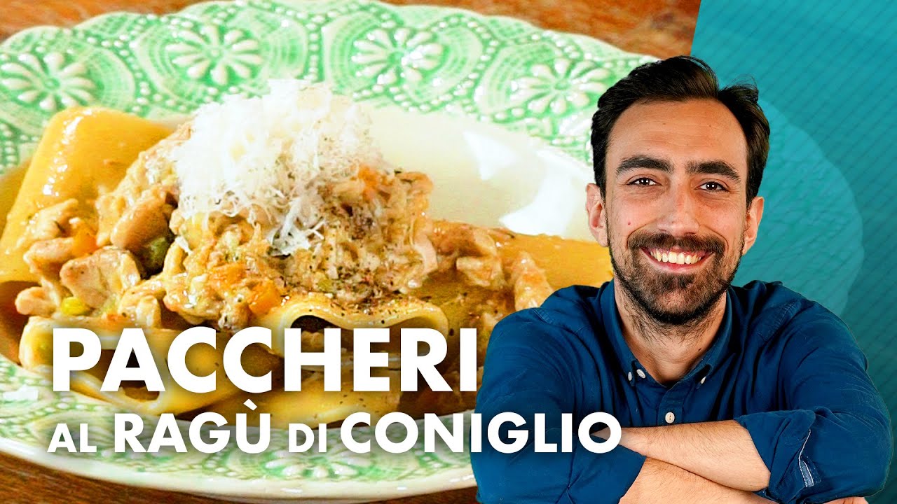 Paccheri al ragù di coniglio: pranzo perfetto!