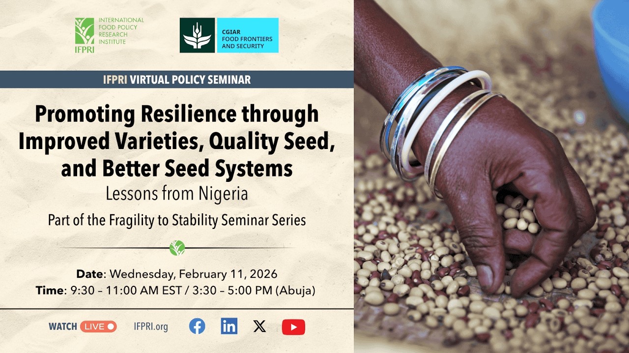 IFPRI Policy Seminar | Promoting Resilience