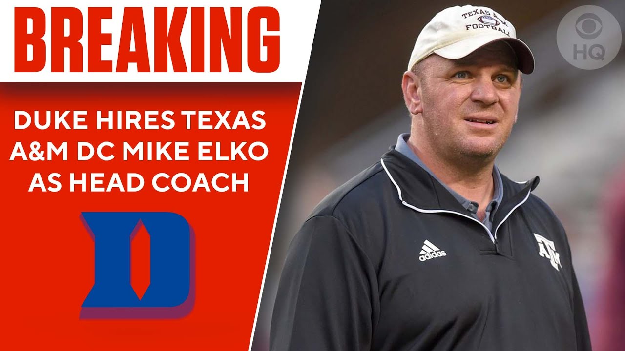 Duke Hires Texas A&M Defensive Coordinator Mike Elko as New Head Coach | CBS Sports HQ