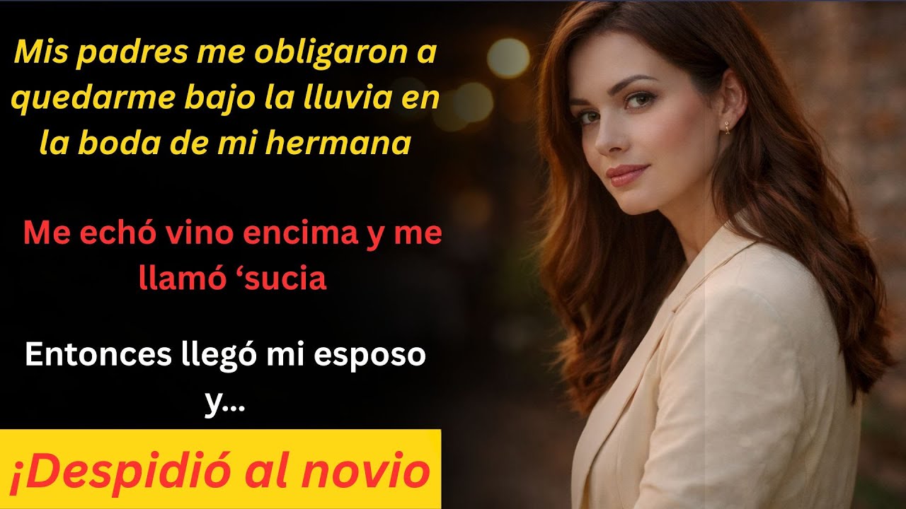Mis padres me dejaron bajo la lluvia en la boda de mi hermana… y mi “pobre” esposo lo cambió todo