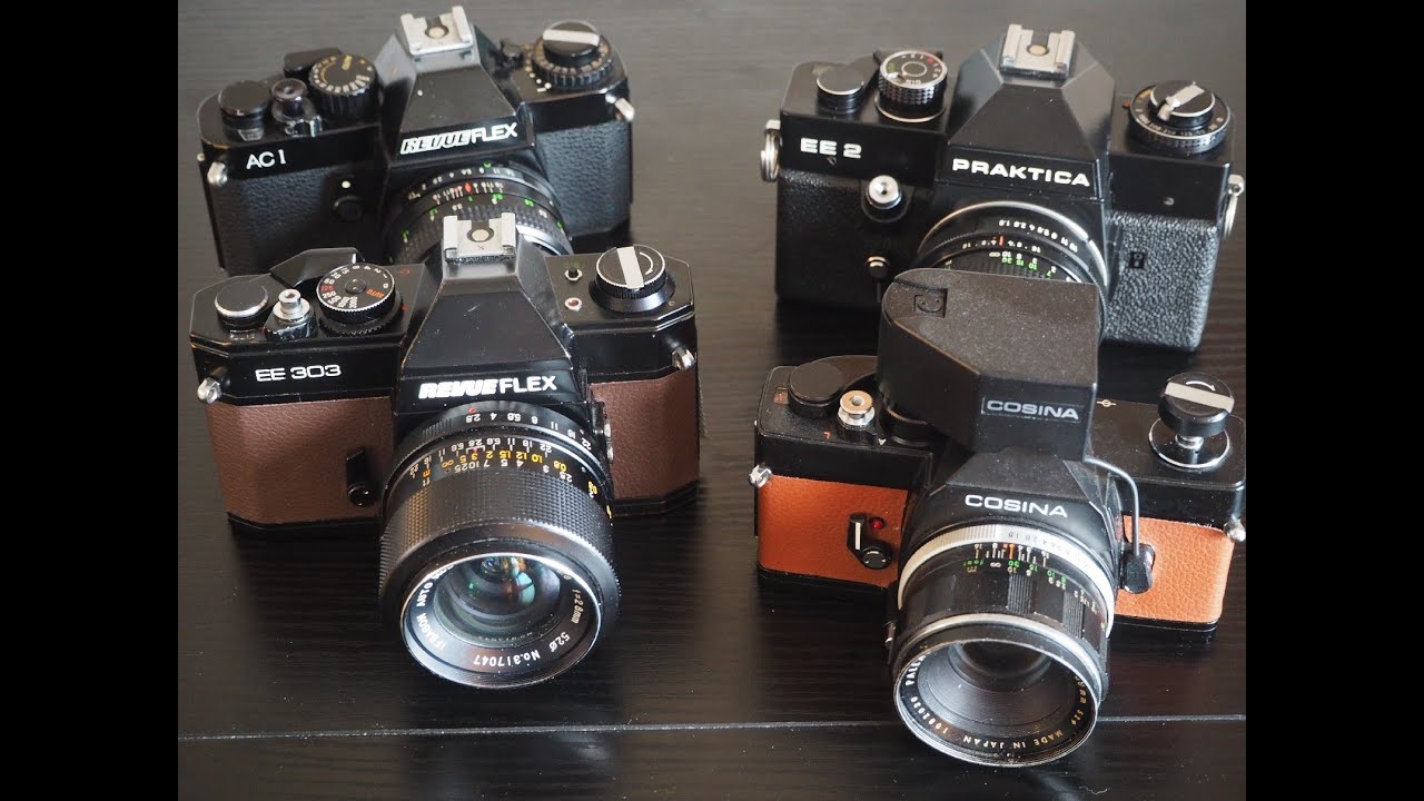 Обзор камер с приоритетом диафрагмы в формате M42. Revueflex EE303, Revueflex AC-1, Praktica EE2 ...