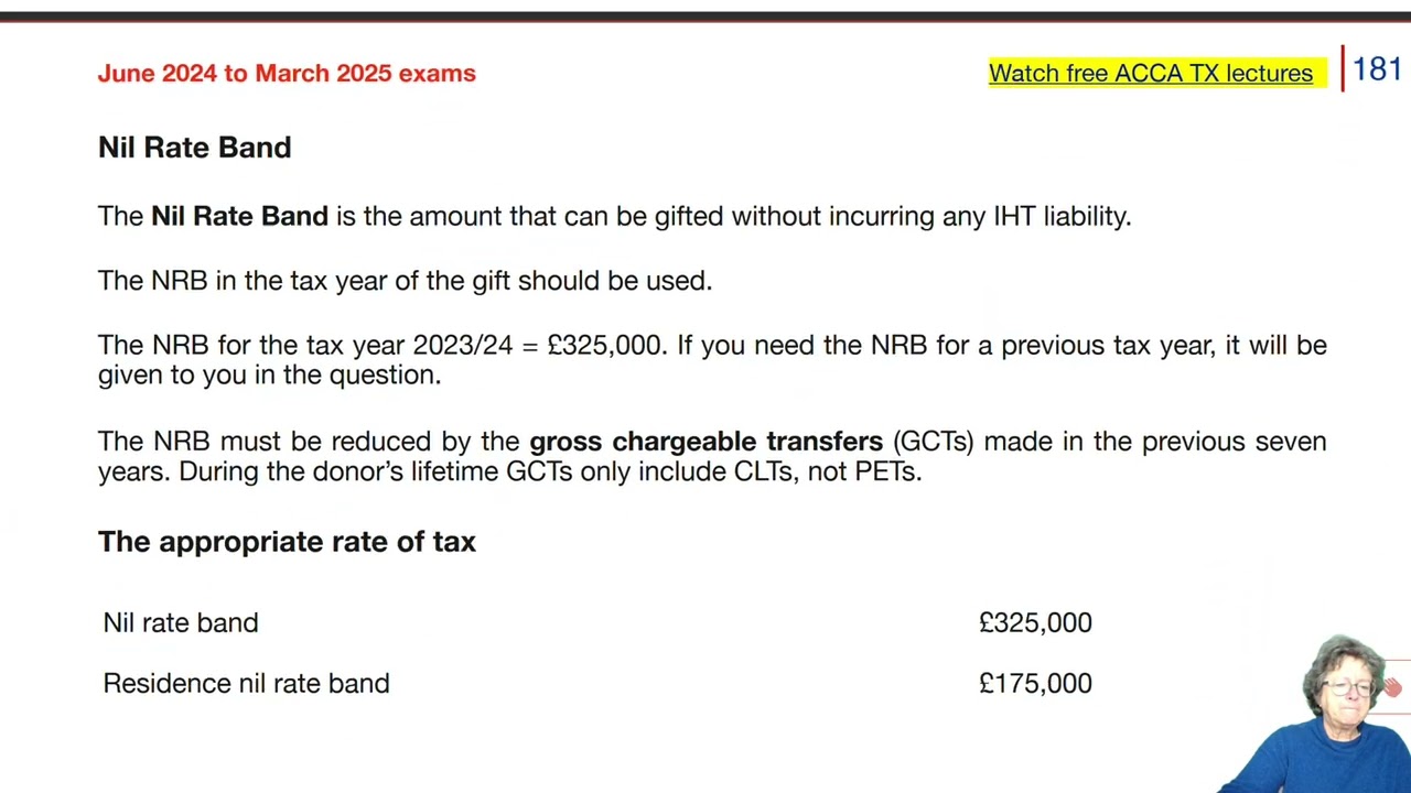 Chapter 23 Inheritance Tax (part 2) -  ACCA TX-UK Taxation (FA 2023)