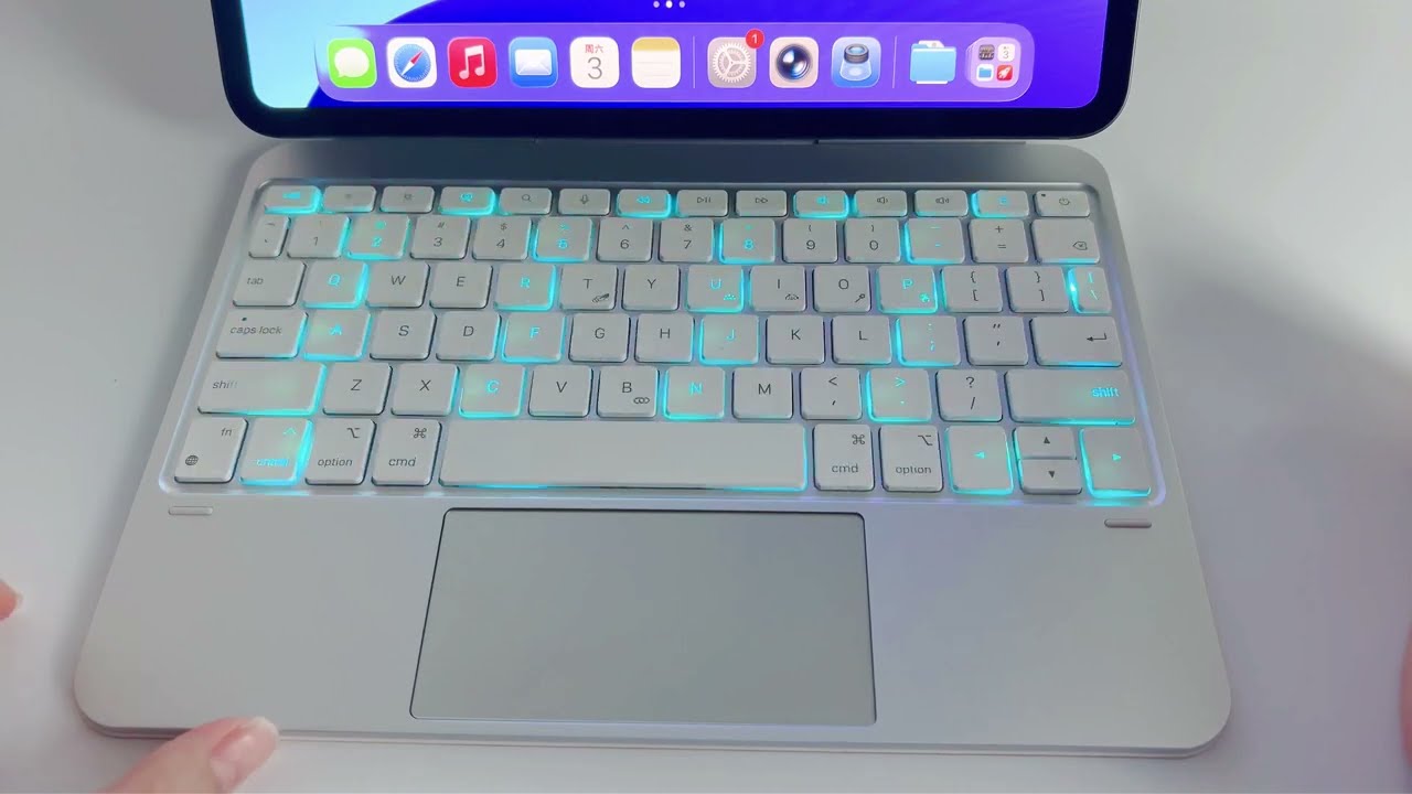 Real Haptics + Per-Key RGB! The Ultimate iPad Pro Keyboard (ZZFG ZK35X)