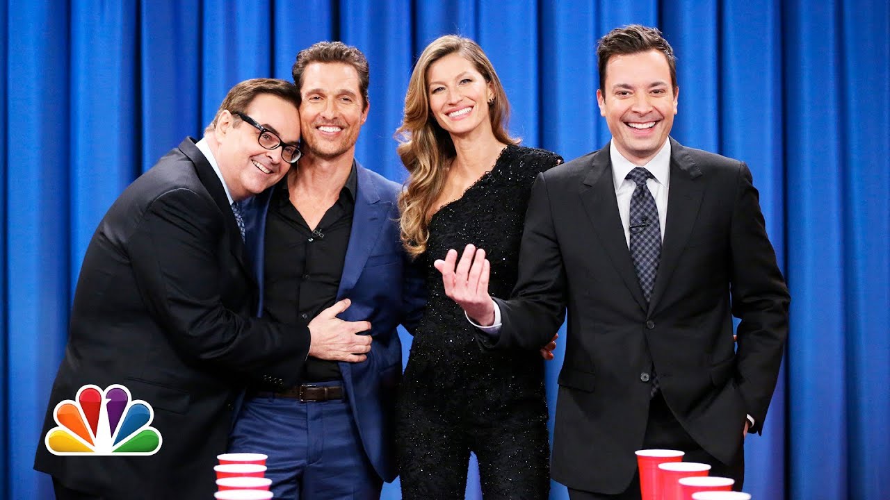 Flip Cup with Gisele Bundchen and Matthew McConaughey (Late Night with Jimmy Fallon)
