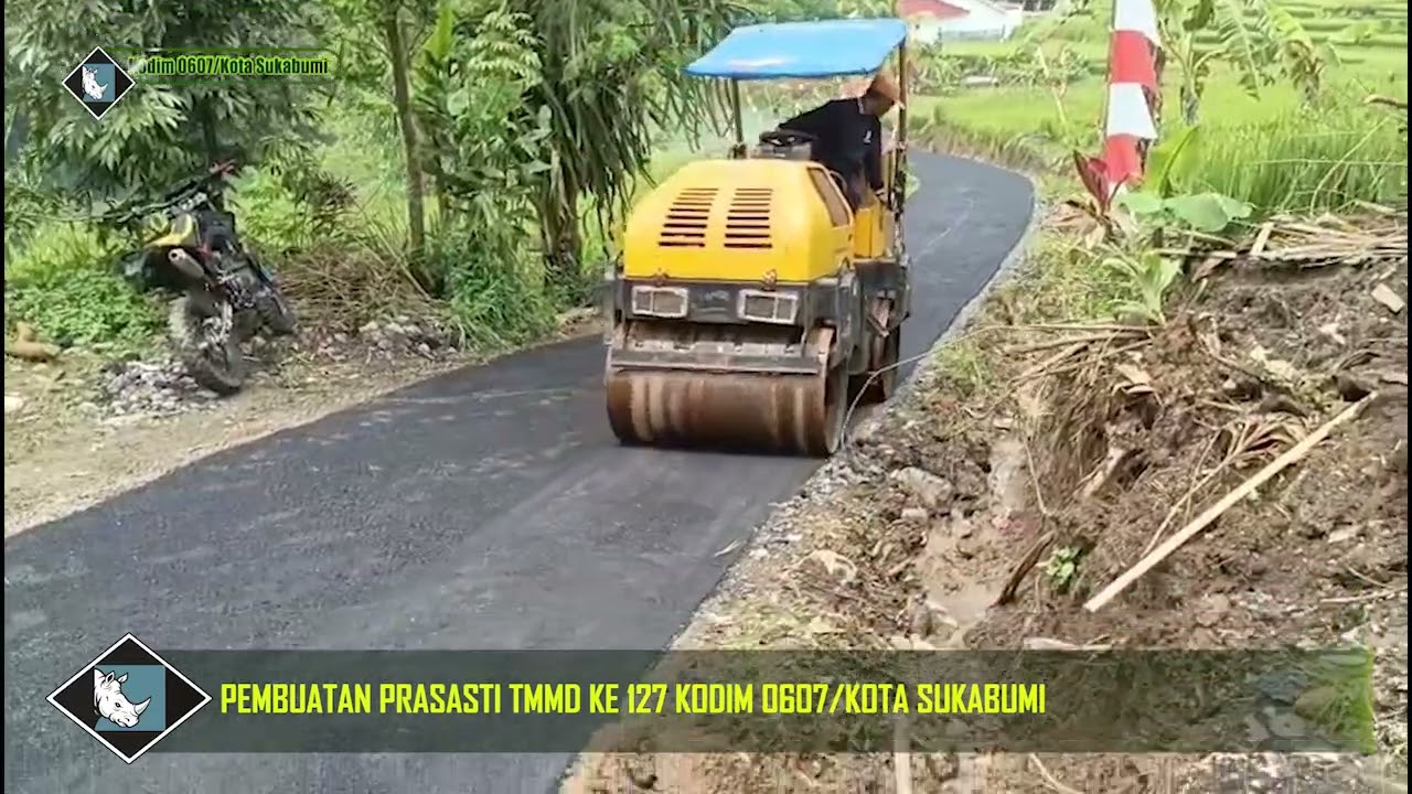 TMMD 127 Sukabumi Hampir Rampung, Pembuatan Prasasti Titik Nol Jadi Penanda Sejarah.