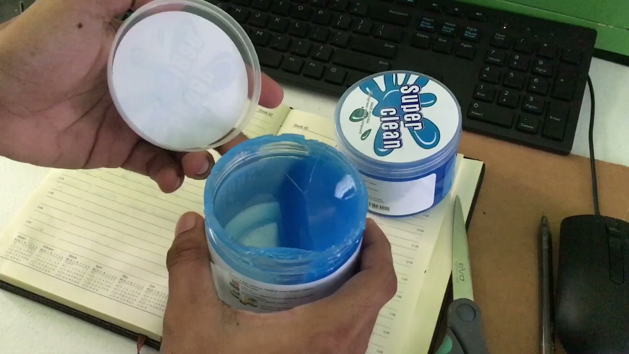Super Clean (Slime) for Car interior cleaning.