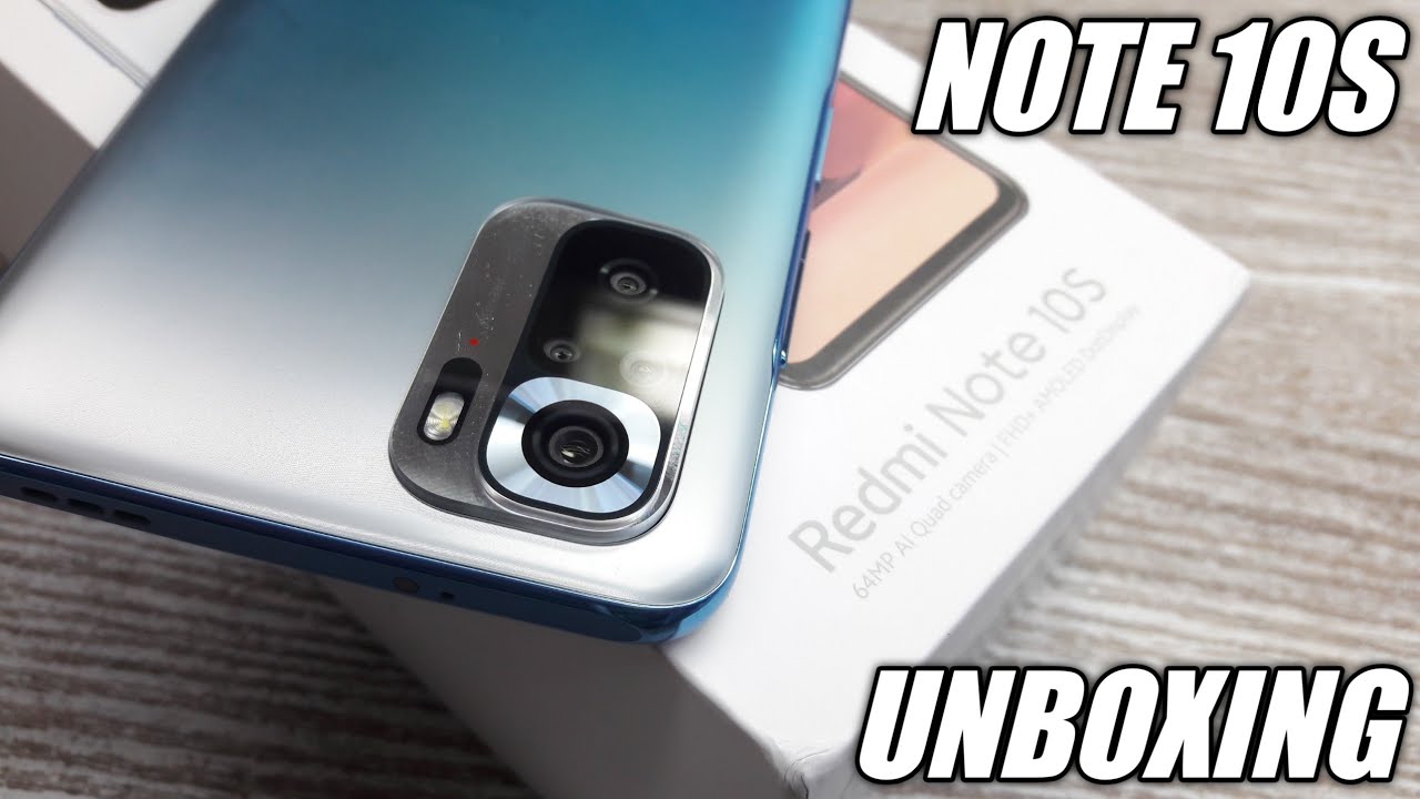 Redmi Note 10S Unboxing Blue Edition