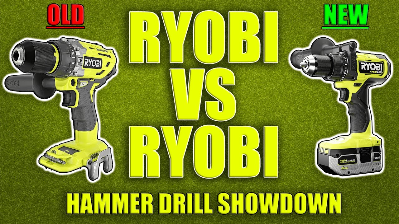 Ryobi Hammer Drill Head to Head - OLD vs NEW - Which is Better?