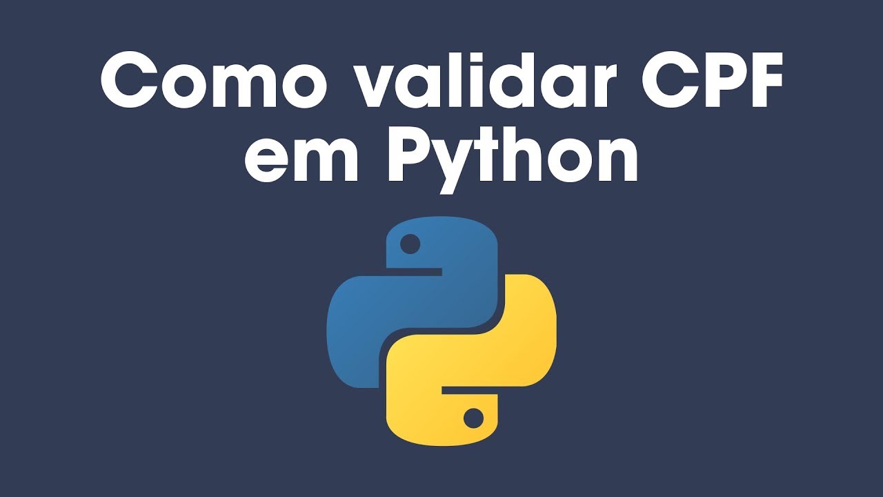 Como validar CPF com Python