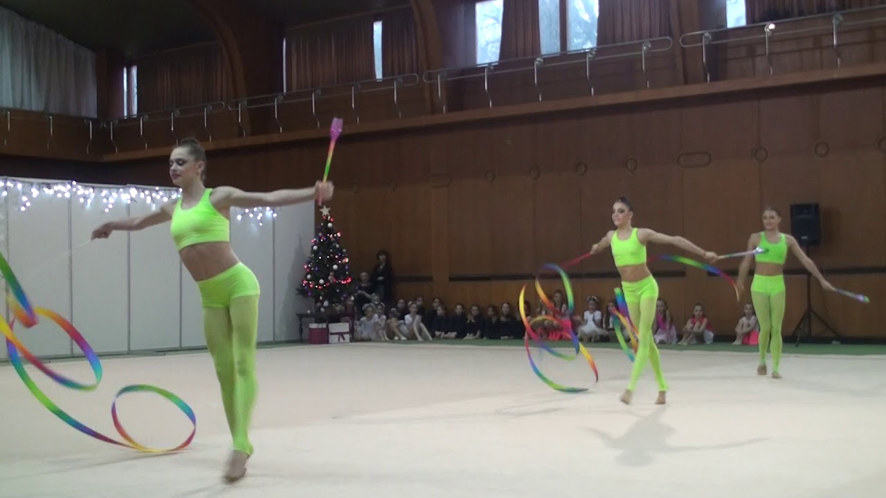 Ana Luiza Filiorianu Denisa Mailat Alice David CSA Steaua Bucuresti Gala Gimnasticii Ritmice 17 Dece