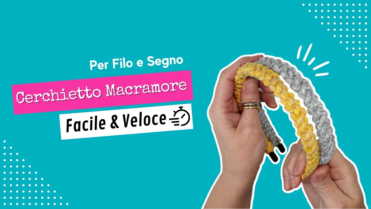 Cerchietto Macramore facilissimo 😉
