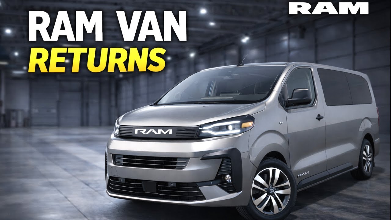 Компания Ram возрождает модель ProMaster City Van в 2027 году.