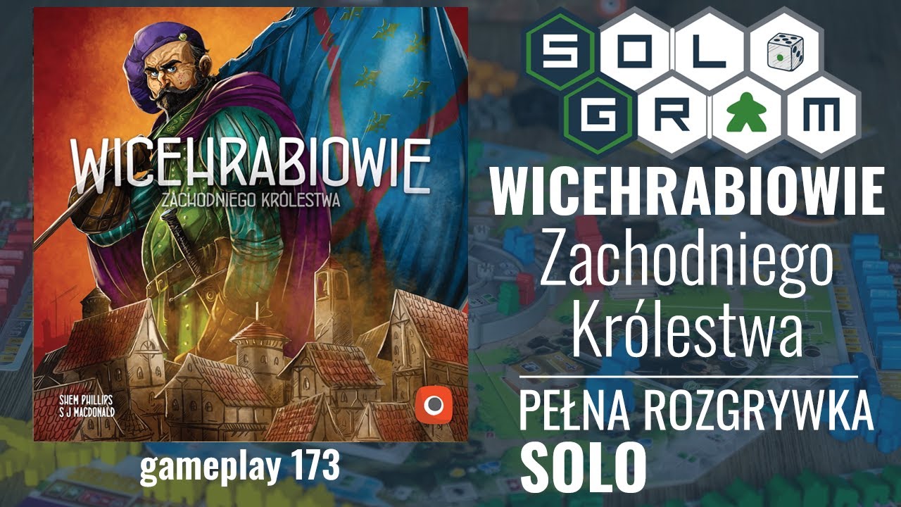 Wicehrabiowie Zachodniego Królestwa | pełna rozgrywka solo | zasady gry | gameplay 173