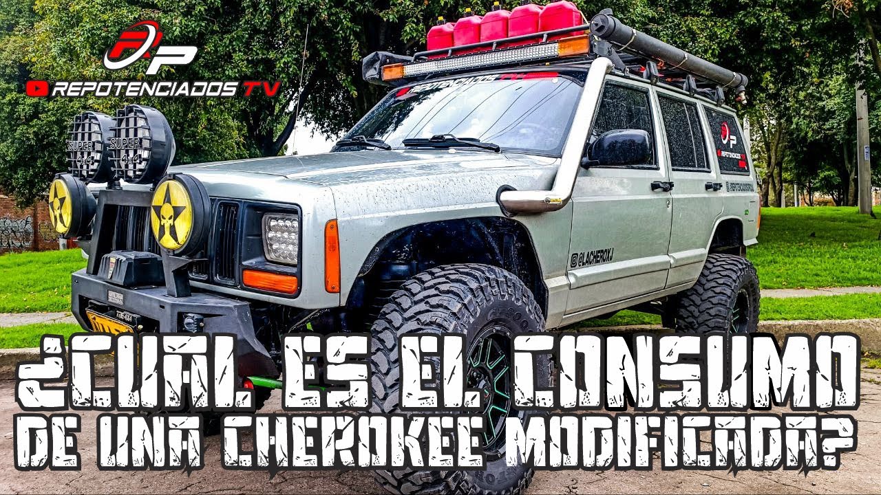 ¿CUAL ES EL CONSUMO DE UNA CHEROKEE MODIFICADA? | UN DIA EN BOGOTÁ CON LA CHERO XJ