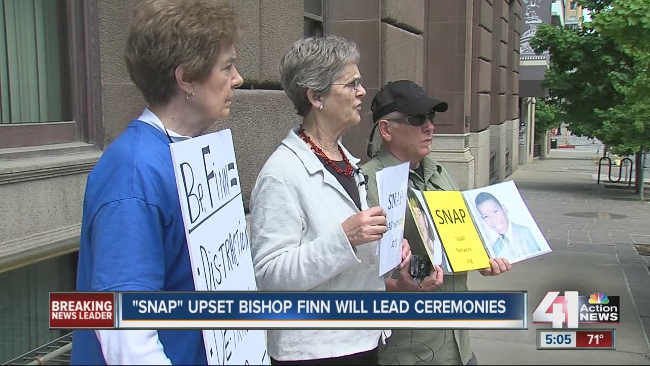 ‘SNAP’ upset Bishop Finn will lead ceremonies