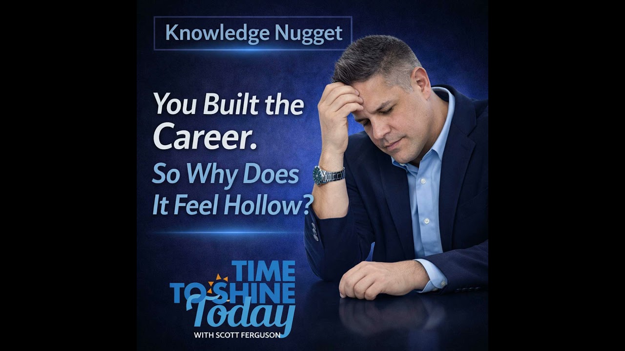 You Have Built the Career. So Why Does it Feel Hollow? - ⚡3 Minute Coach Fergie Knowledge Nugget