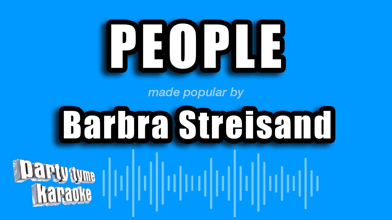 Barbra Streisand - People (Karaoke Version)