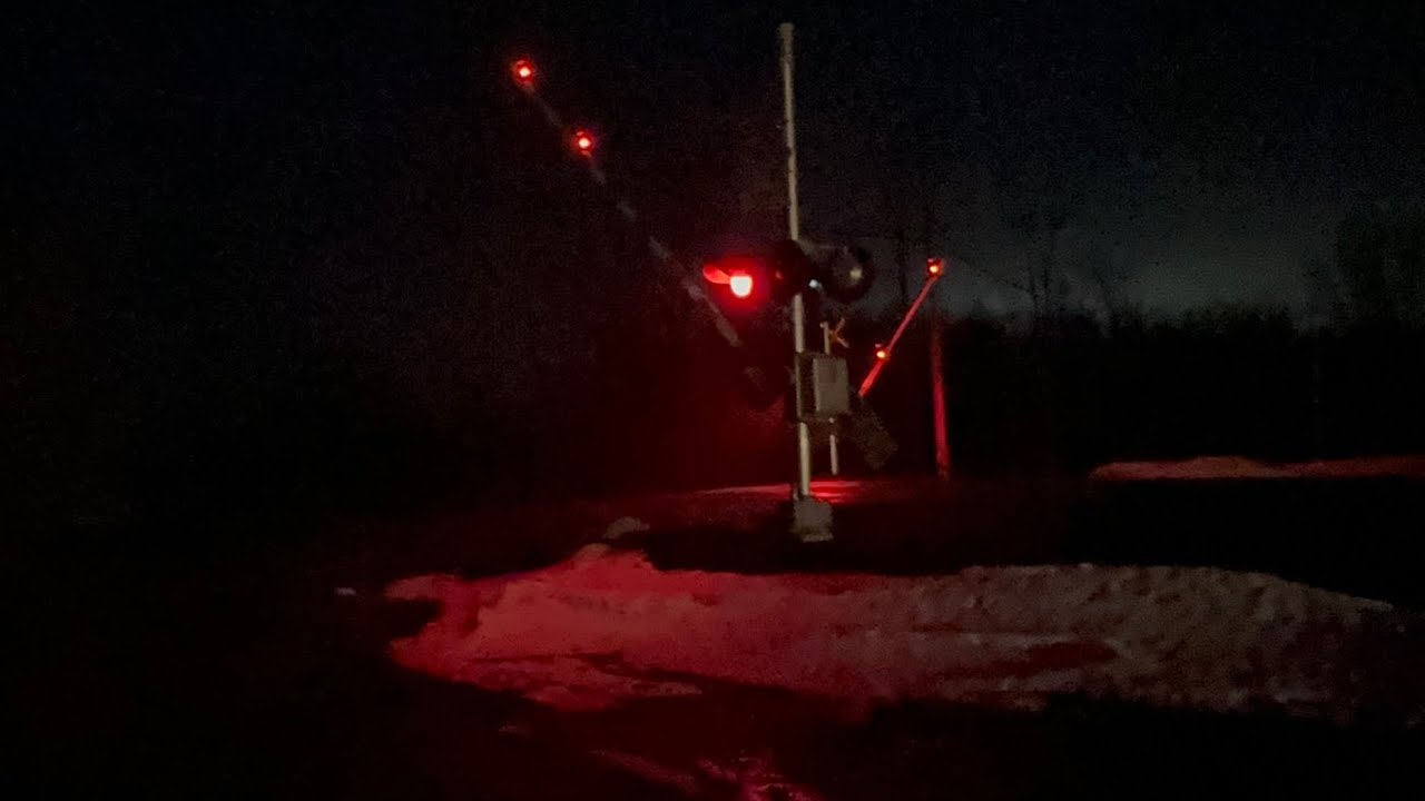 Saw a CSX train on track two coming in loud and fast