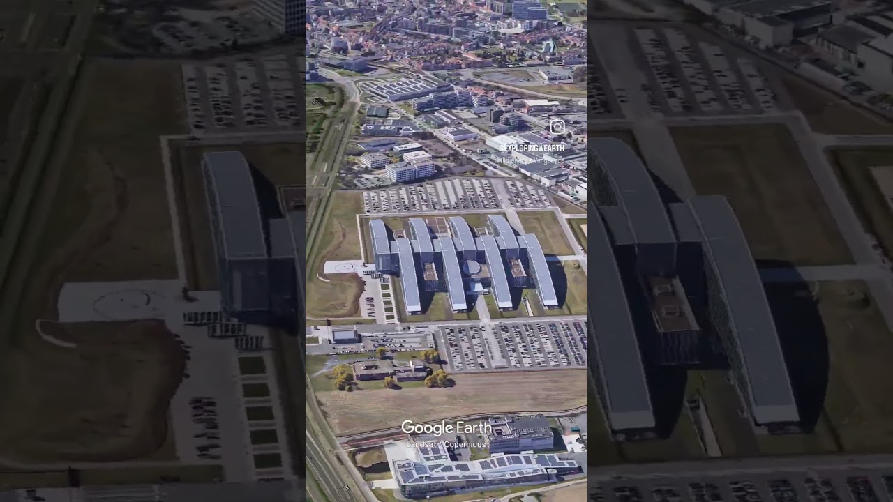 NATO HQ, Brussels, Belgium #travel #nato #belgium #europe #googleearth
