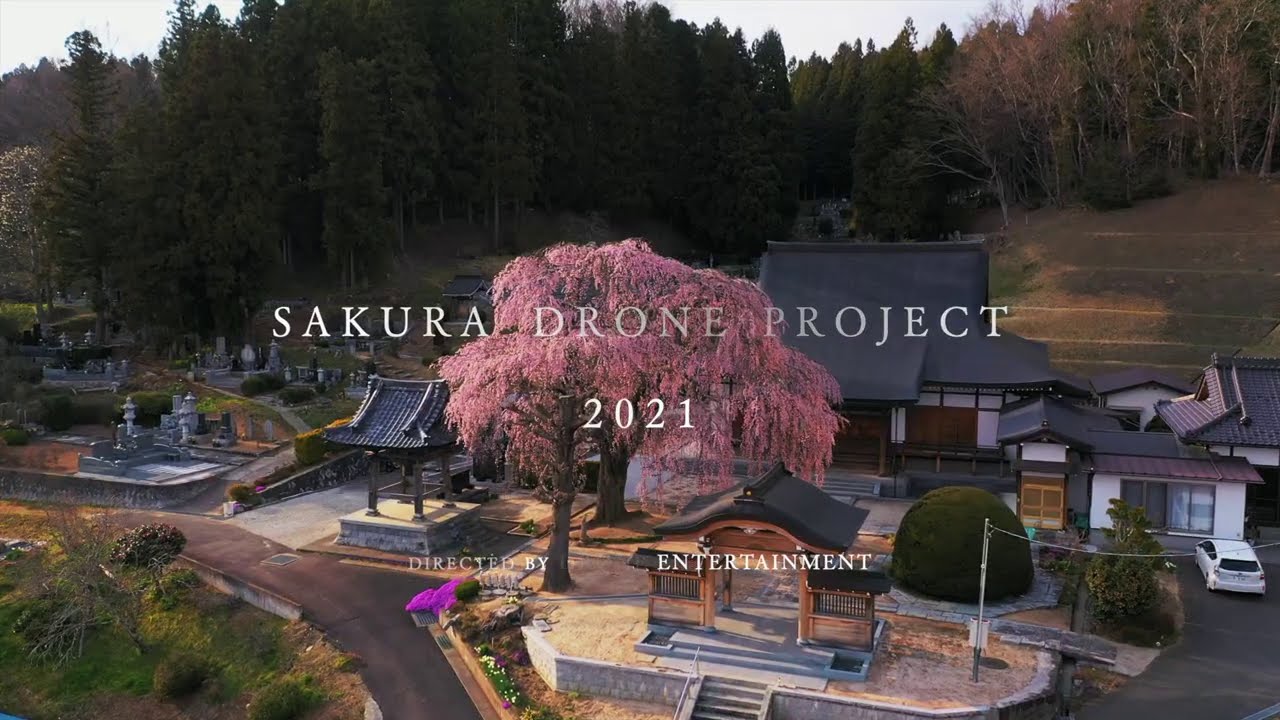 桜ドローンプロジェクト2021ドローンプロモーション映像