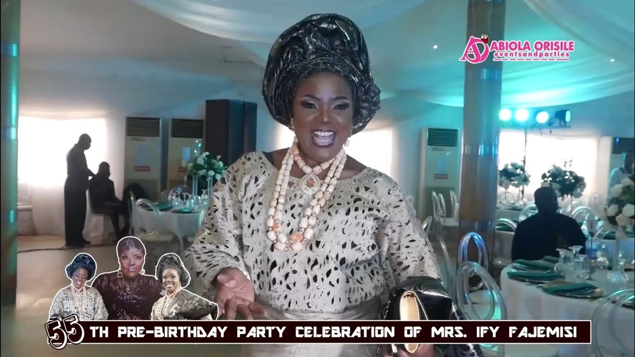 POPULAR BIGBABE, MRS IFY FAJEMISI CELEBRATE 55TH PRE-BIRTHDAY CELEBRATION IN LAGOS.