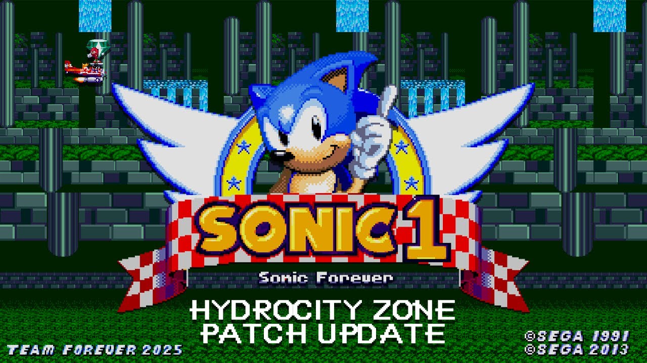 Sonic 1 Forever: Hydrocity Zone (Patch Update) ✪ Walkthrough (1080p/60fps)