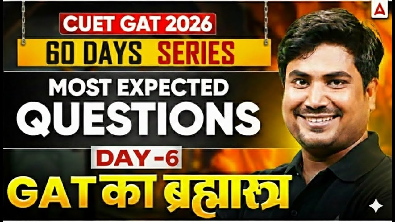 CUET GAT 2026 Most Important Questions | Most Expected Questions for Static GK for CUET 2026 #6