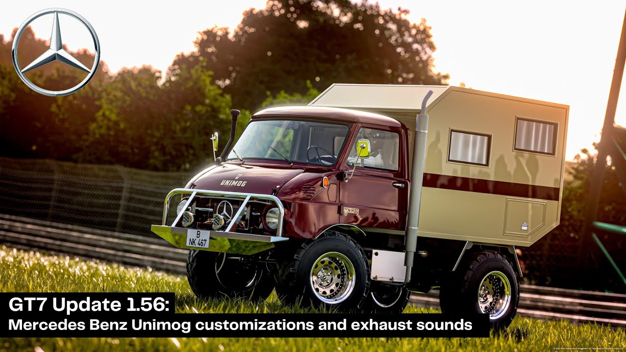 GT7 Update 1.56: Mercedes Unimog(ged) customizations and exhaust sounds
