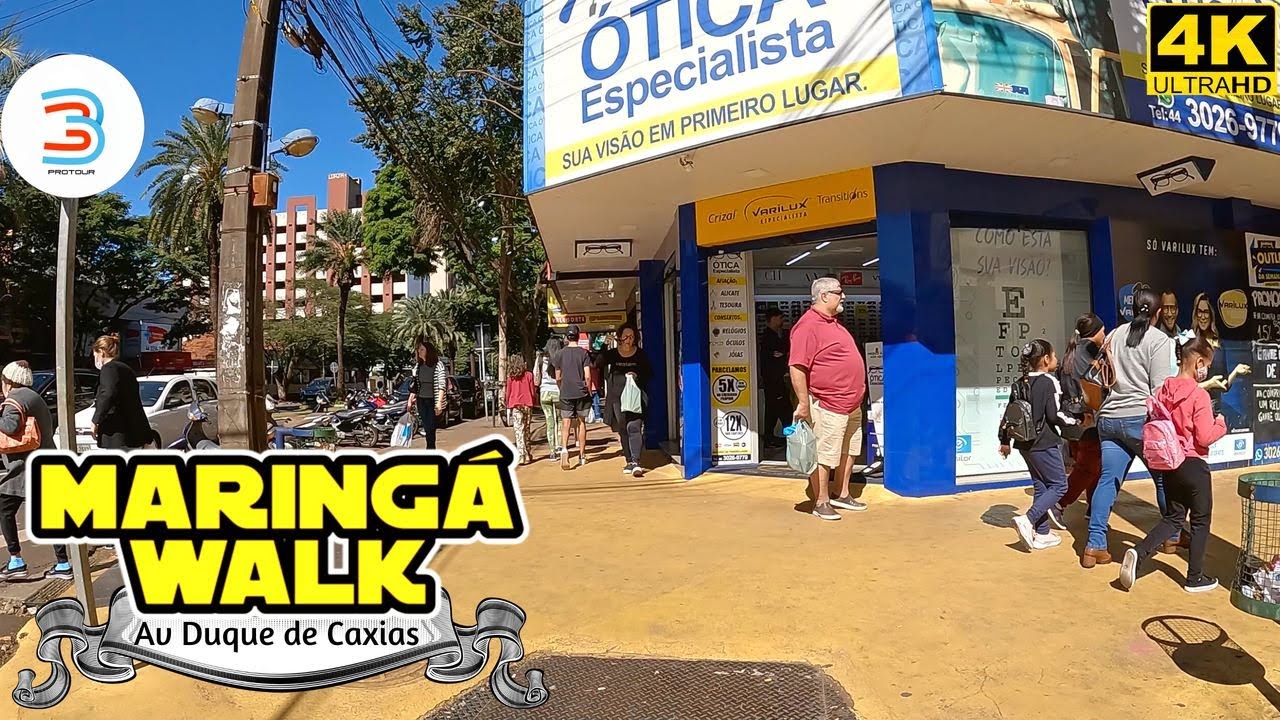 Maringá Walk -Avenida Duque de Caxias (4K)
