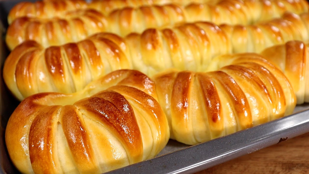 Почему моя выпечка всегда мягкая и пышная? Пеку БУЛОЧКИ с заварным кремом