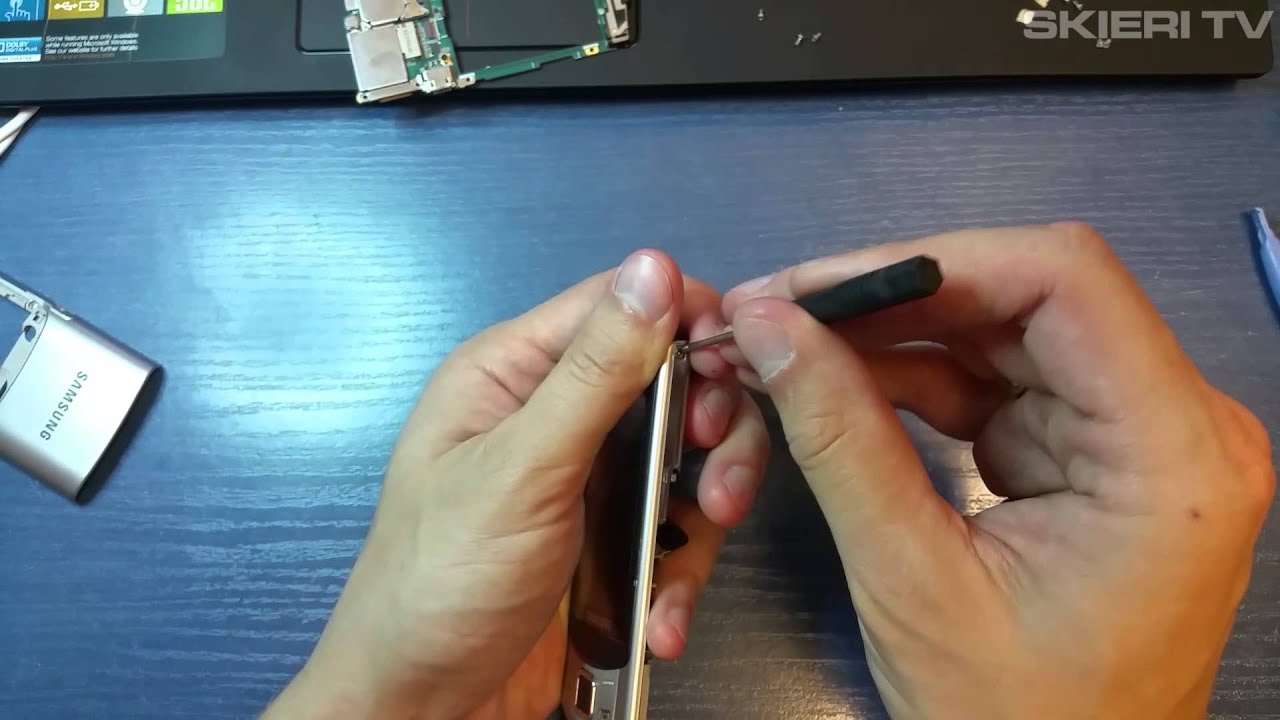 Samsung S7350 - wymiana taśmy - FLEX - disassembly