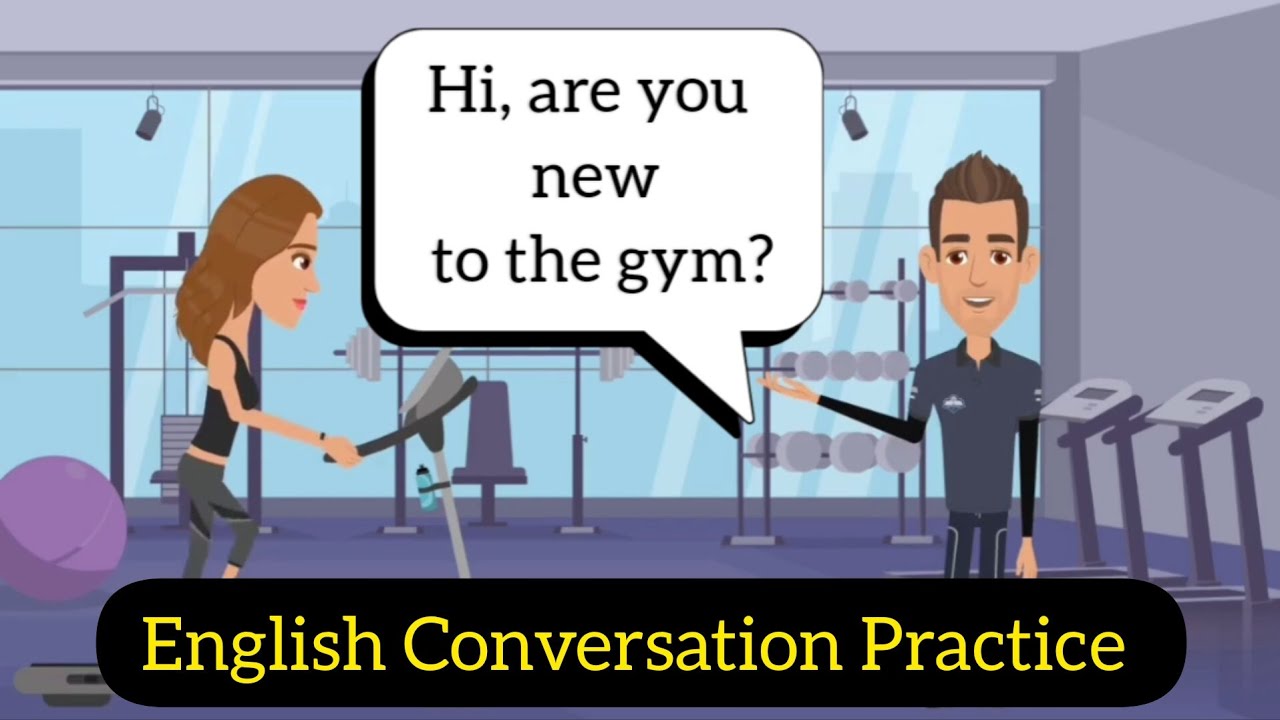 English Conversation Practice: Fitness Friends - Gym Conversation and Workout Tips