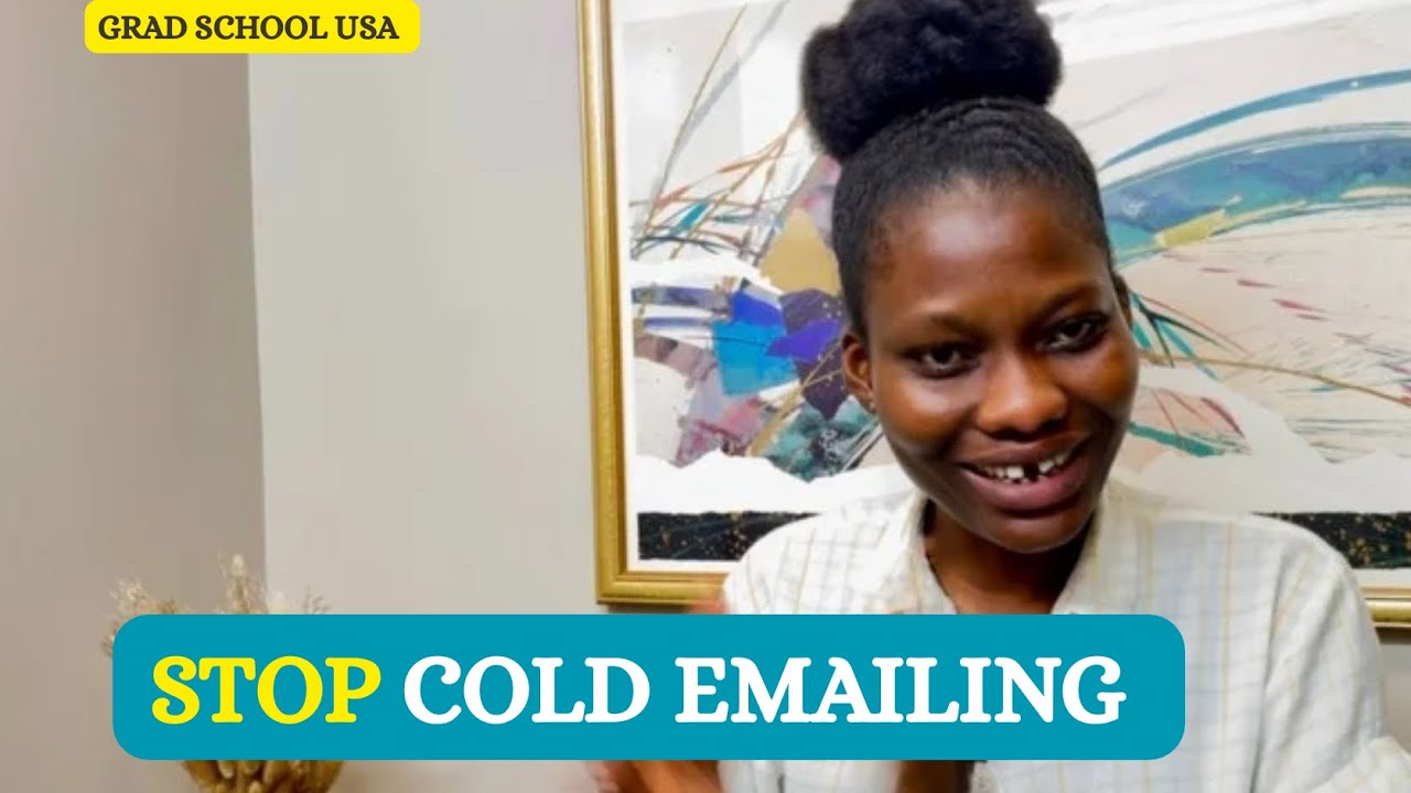 STOP COLD EMAILING THE WRONG WAY| HOW TO GET SCHOLARSHIPS & GRAD ASSISTANTSHIPS 