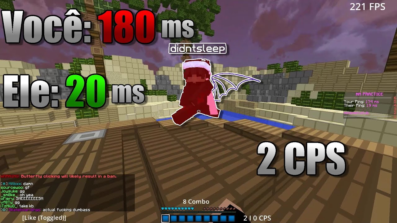 Ping alto vs Ping baixo