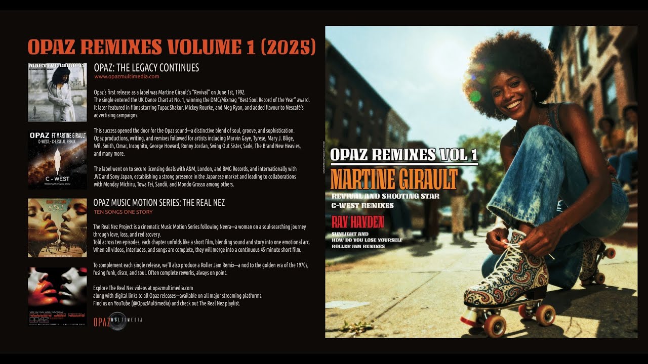 Elastic Stage review Martine Girault Revival, C-West Remix Opaz Records