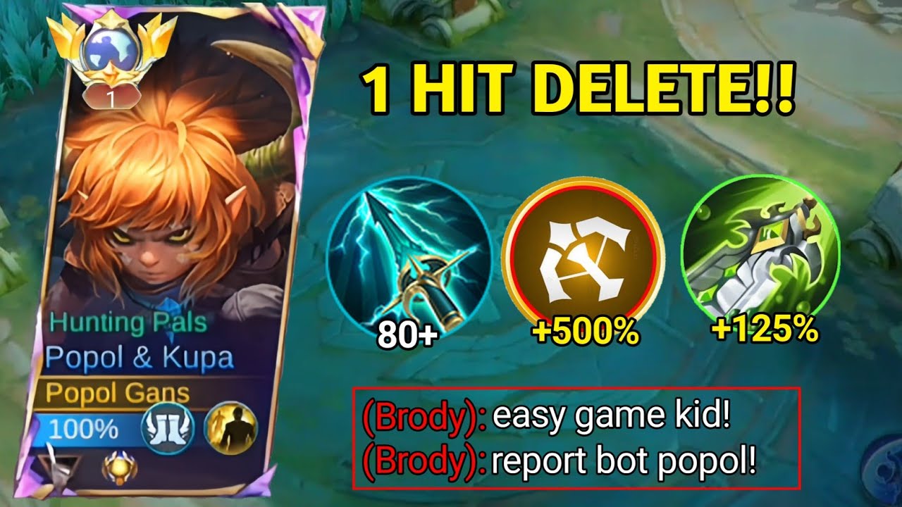 NEW META POPOL AND KUPA 1 HIT BRUTAL DMG BUILD 2025 (New build) Build Top Global Popol And Kupa 2025