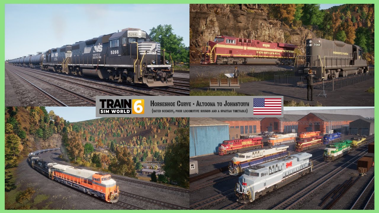 Horseshoe Curve review ~ Train Sim World 6