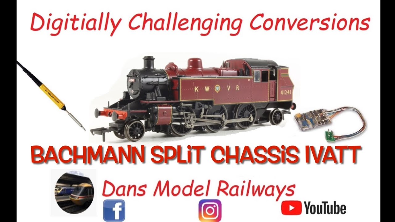 Split Chassis DCC conversion. Bachmann Ivatt Tank loco.