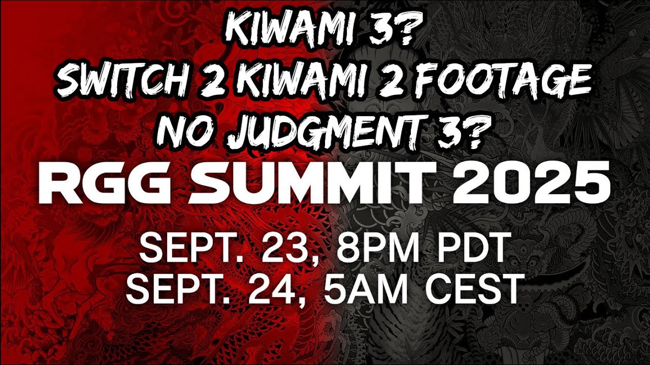 RGG Direct for September 2025! Kiwami 3? Switch 2 Kiwami 2 Footage! No more Judgment?