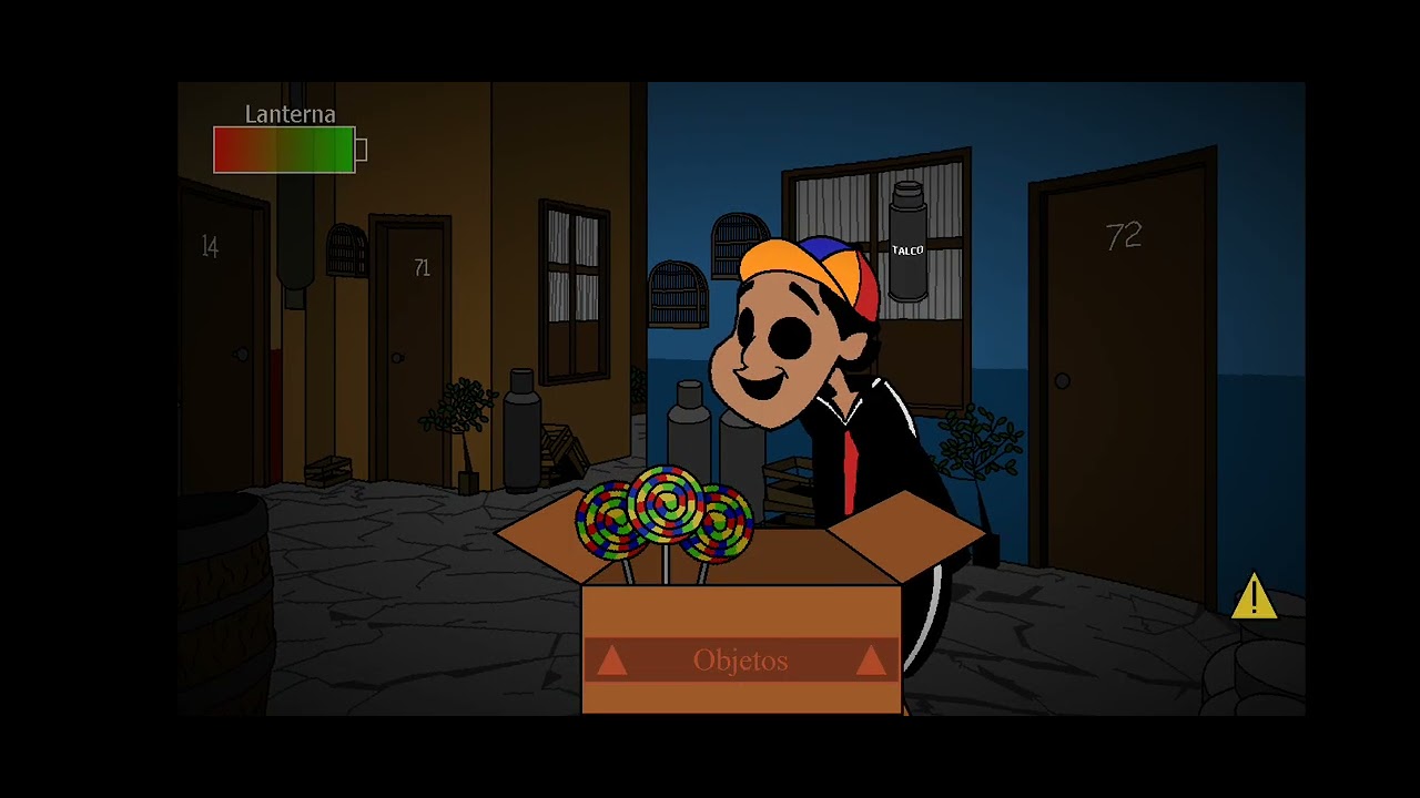 Jugando un jueguito de terror me enoje 
