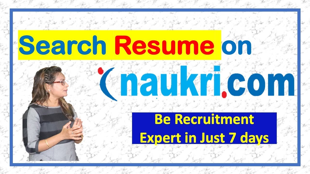 How to Search Resumes on Naukri.com |  How to search resumes in Naukri - Advanced Search Form?